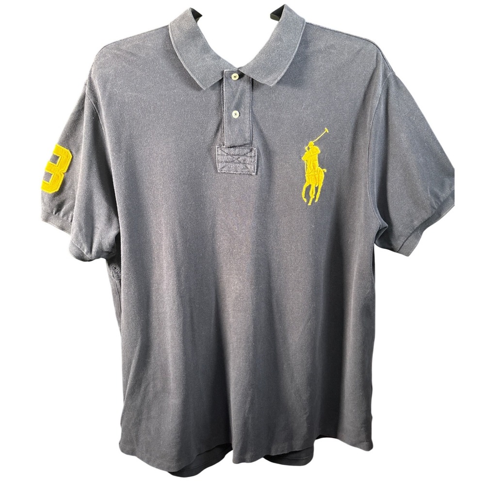 Polo Ralph Lauren Faded Navy Big Pony Polo Shirt XXL